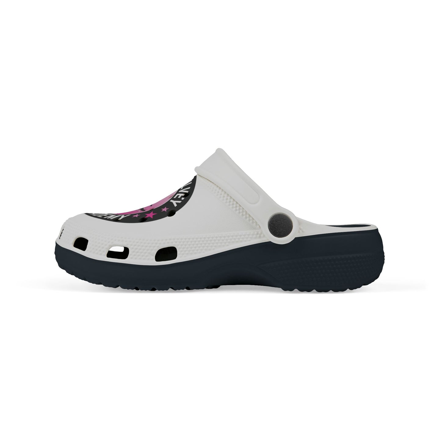 Dyan Mulvey Logo Kid's Clogs (White)
