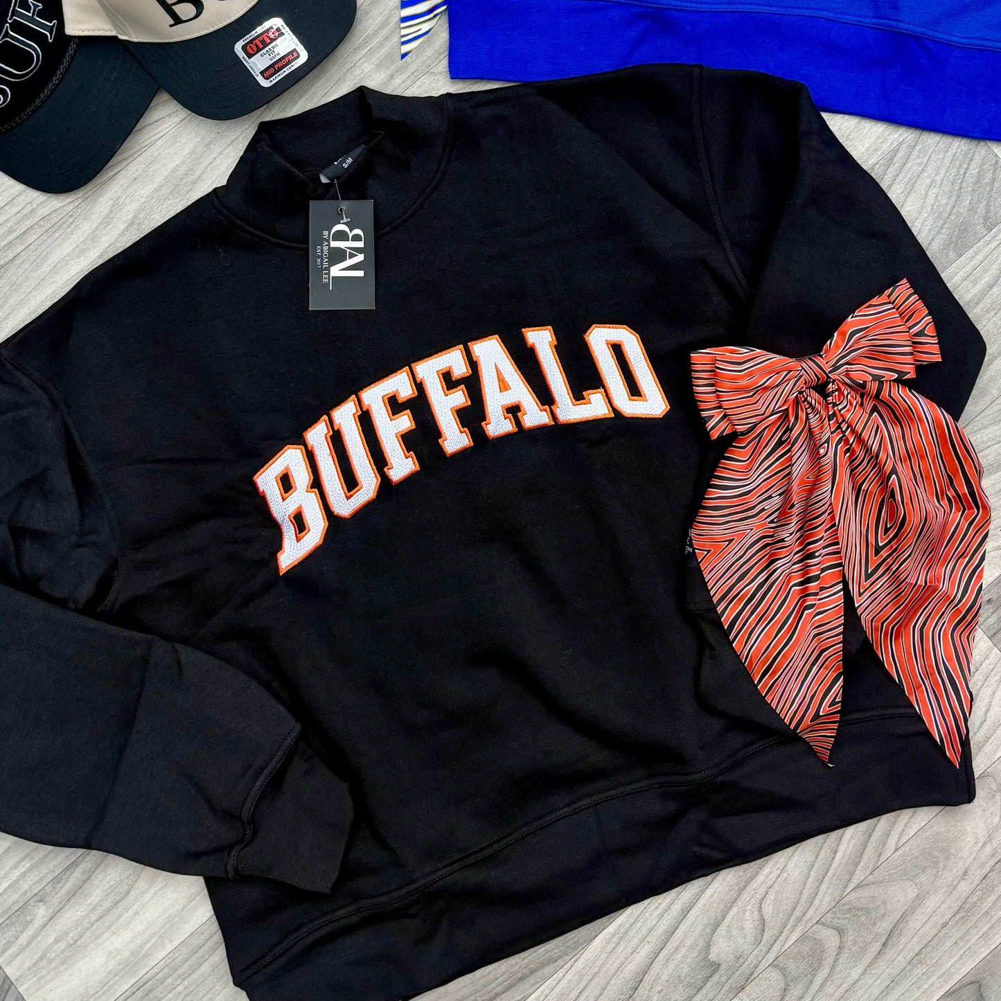 buffalo lacrosse sweatshirt by abigail lee