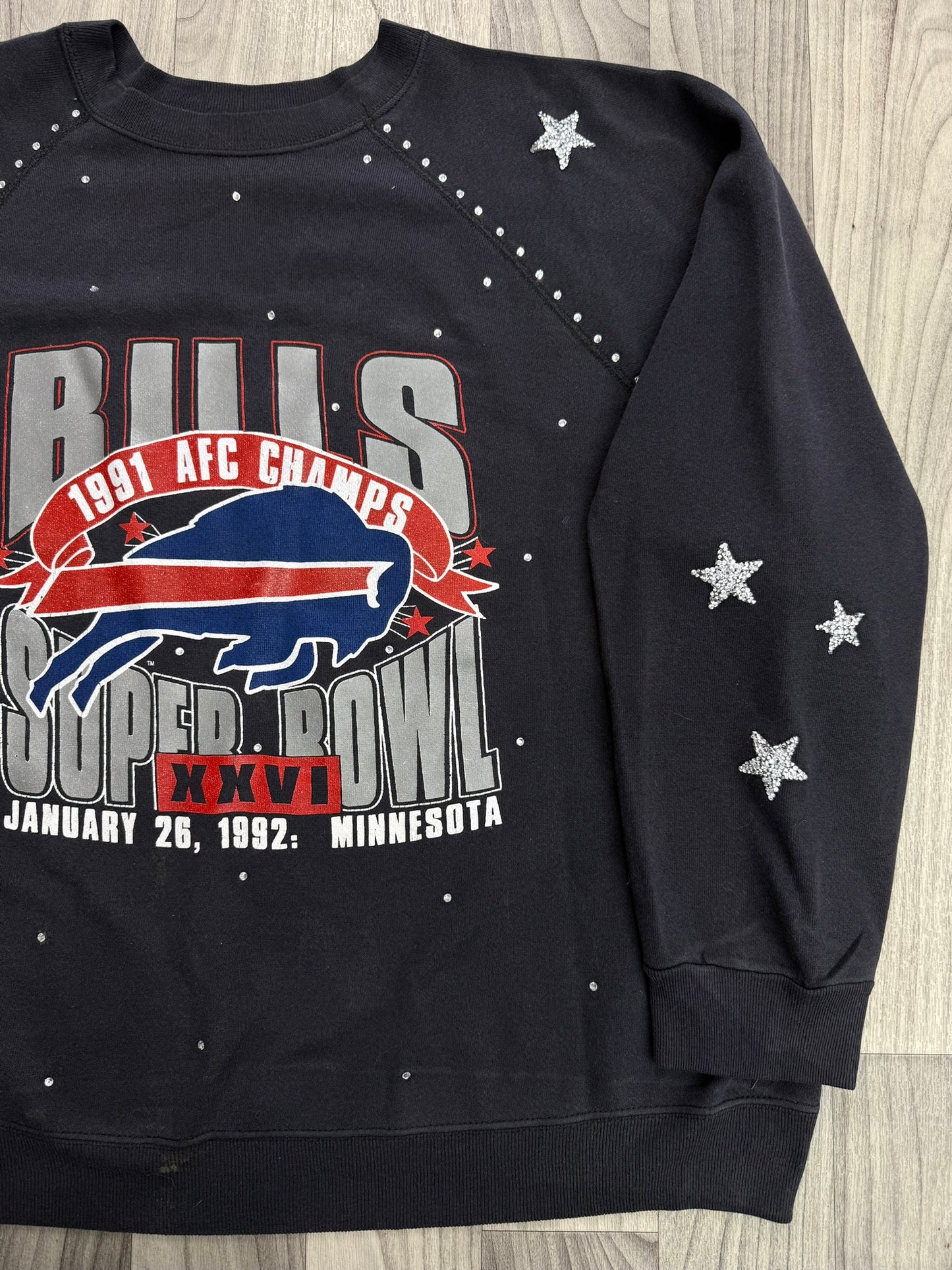 VTG Into the Night Starry Gem Crew - Size XXL
