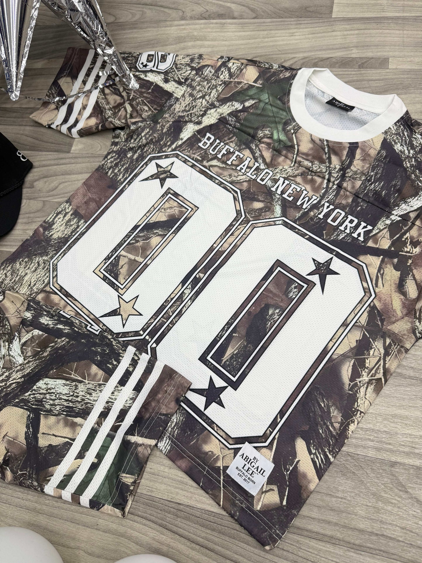 buffalo jersey style t shirt sporty fit