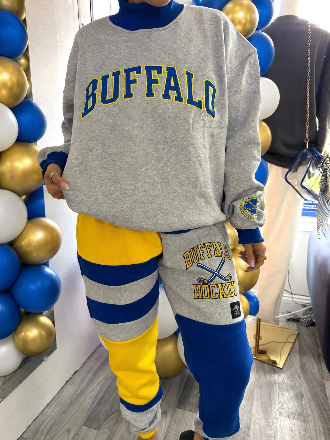 House of Hockey Patchwork Pants