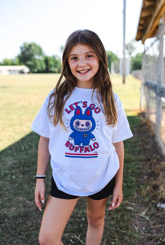 Let's Go Buffalo! Little Monster Youth Tee
