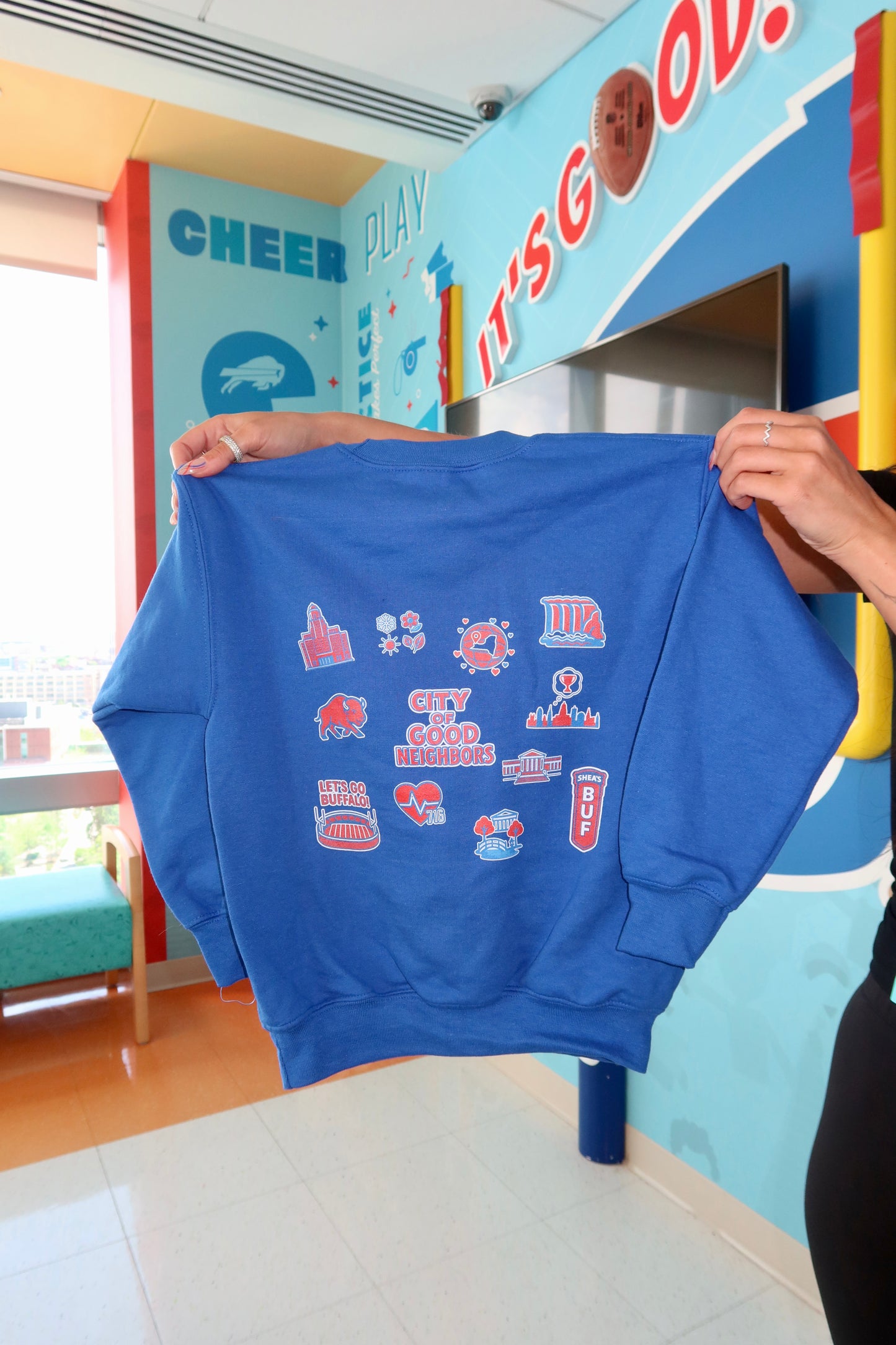 Oishei Patricia Allen Fund Youth Crewneck Sweatshirt