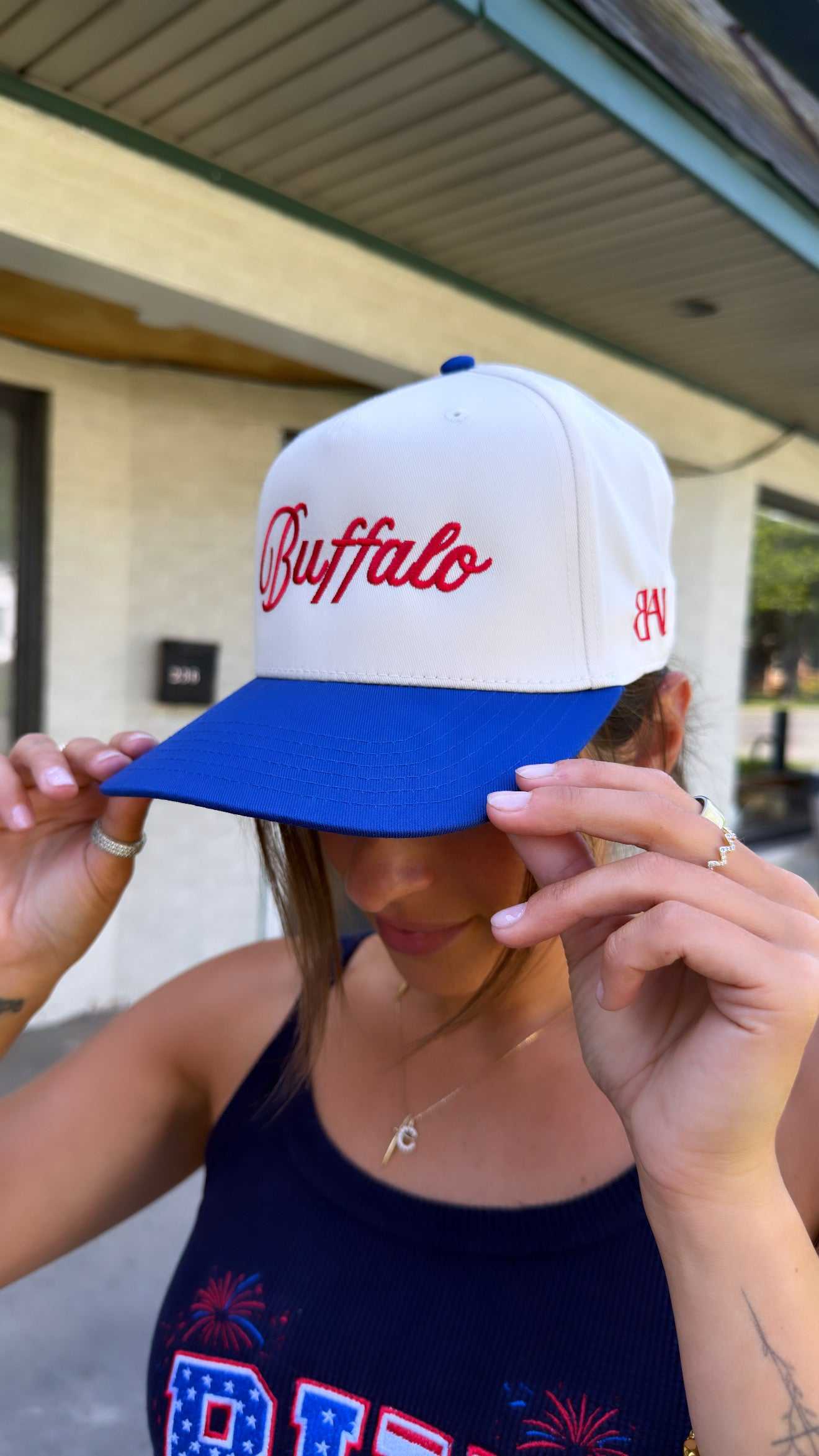 Buffalo/ Buffalo Football Script Hat