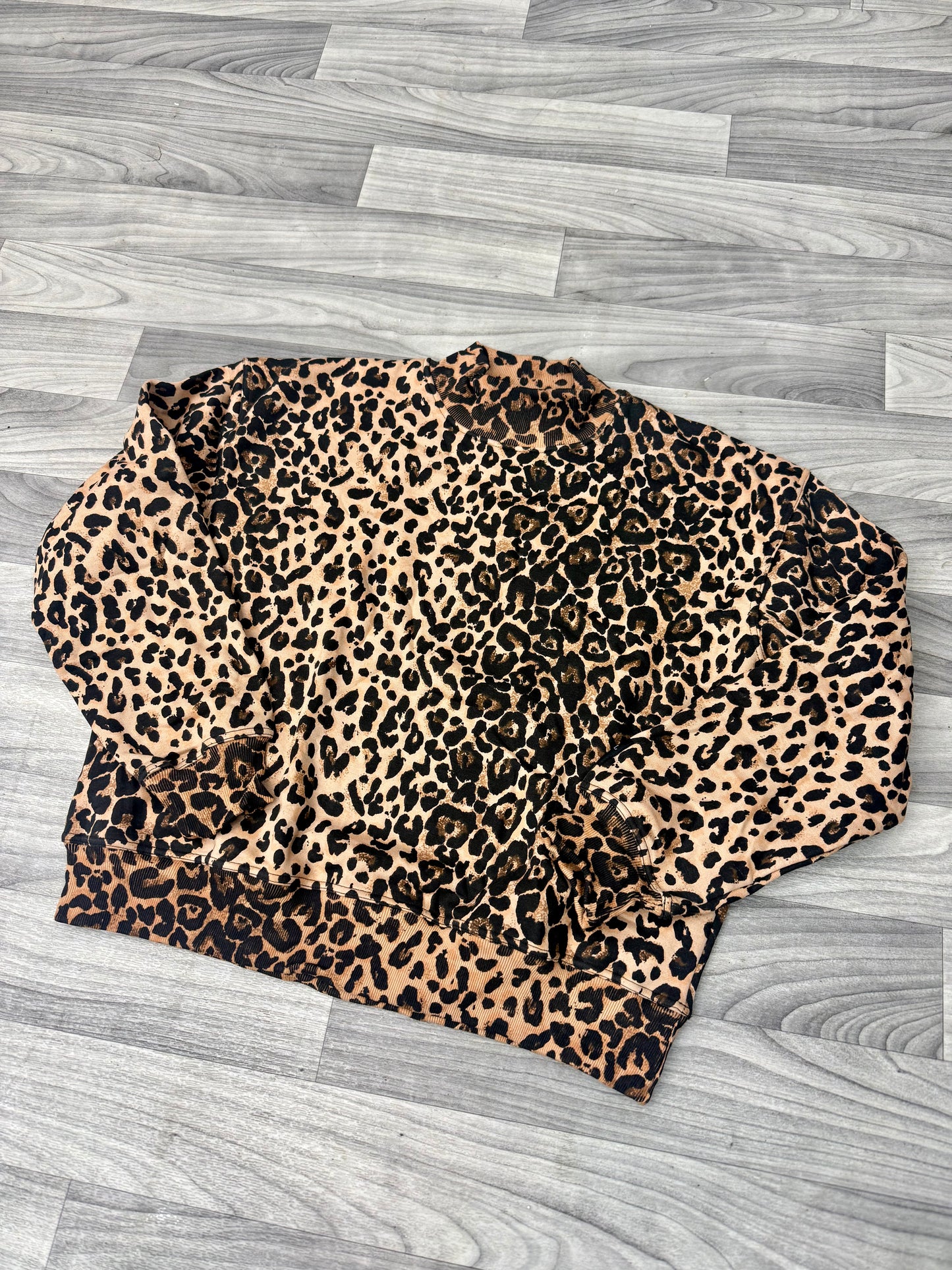 Cheetah Girl Buffalo Mock Neck Sweatshirt