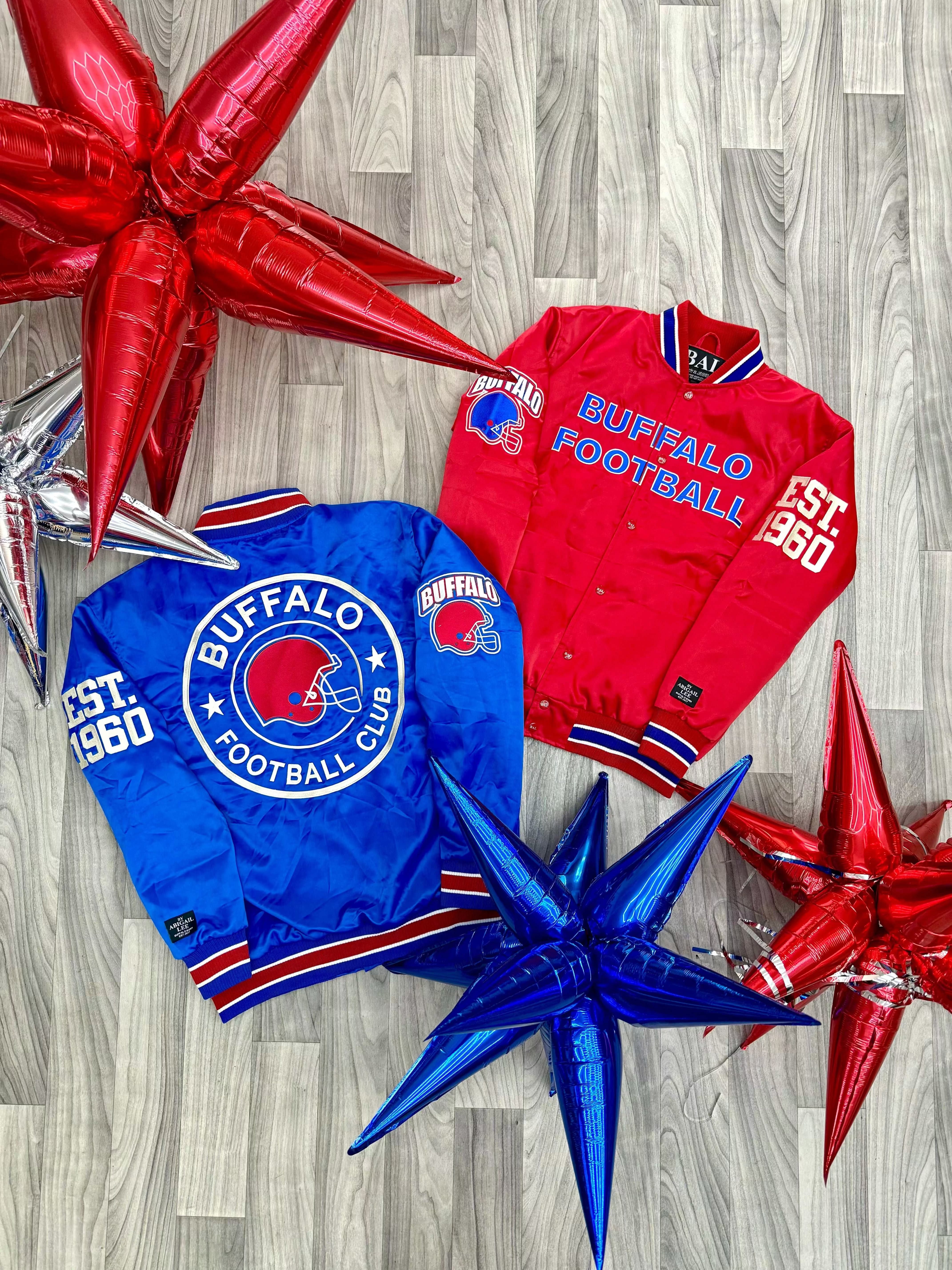 ジャケット・アウター BuffaloBobs gimmick jacket Buffalo Varsity Bomber Jacket – Embroidered 25 Season – By Abigail