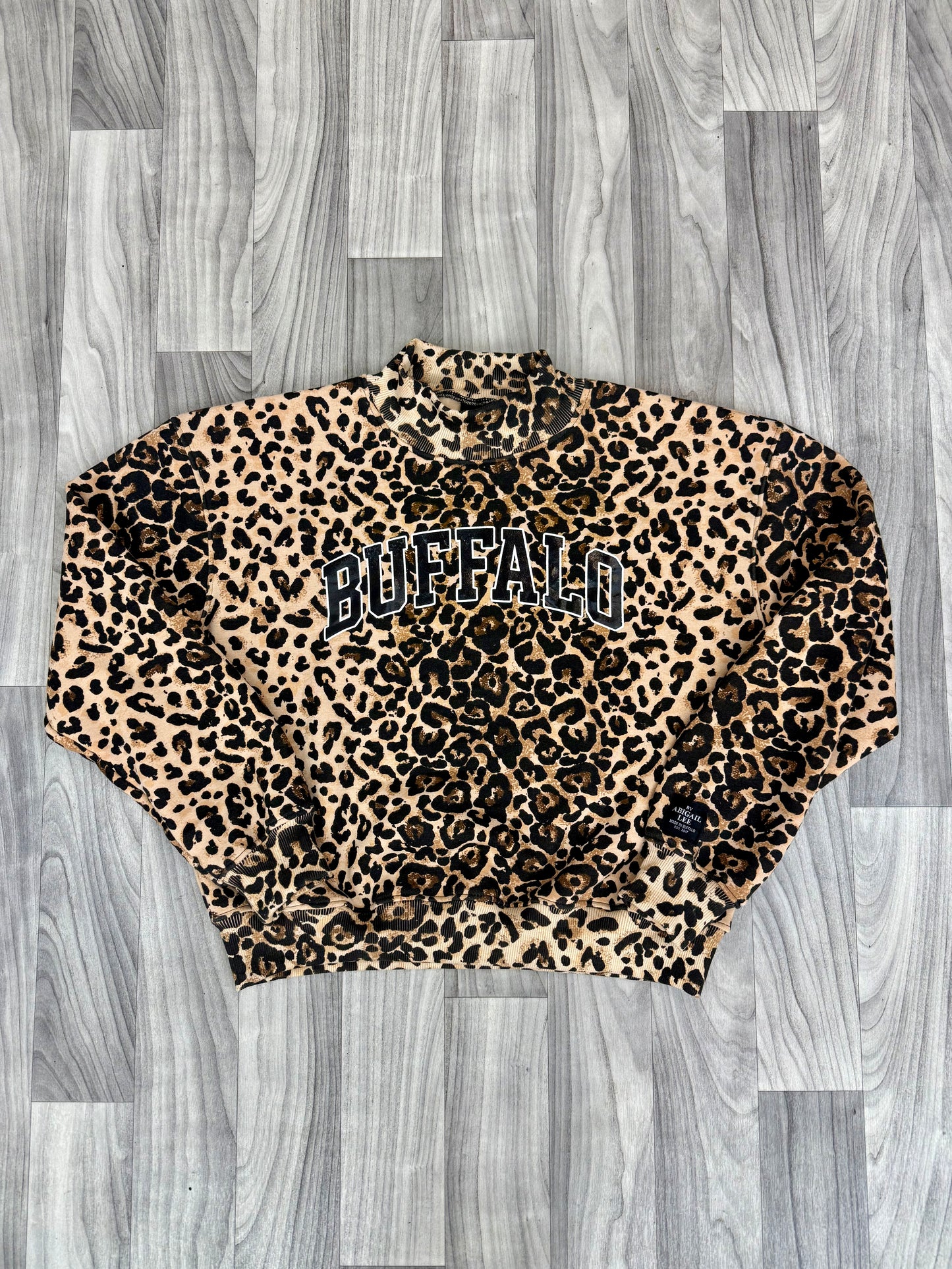 Cheetah Girl Buffalo Mock Neck Sweatshirt