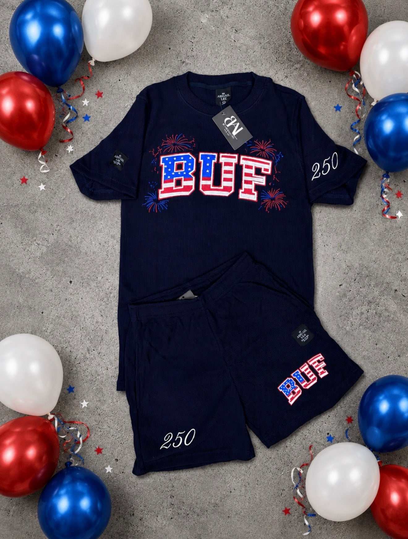 BUF Fourth of July Waffle Tee