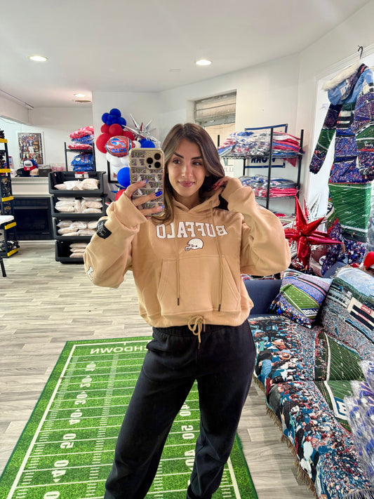 Totally Taupe Women's Cinched Hoodie