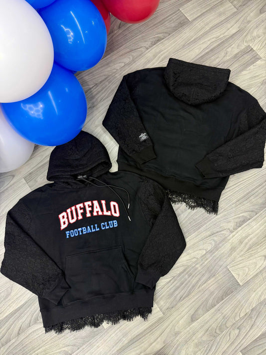 Lace Me Up Jersey Hoodie