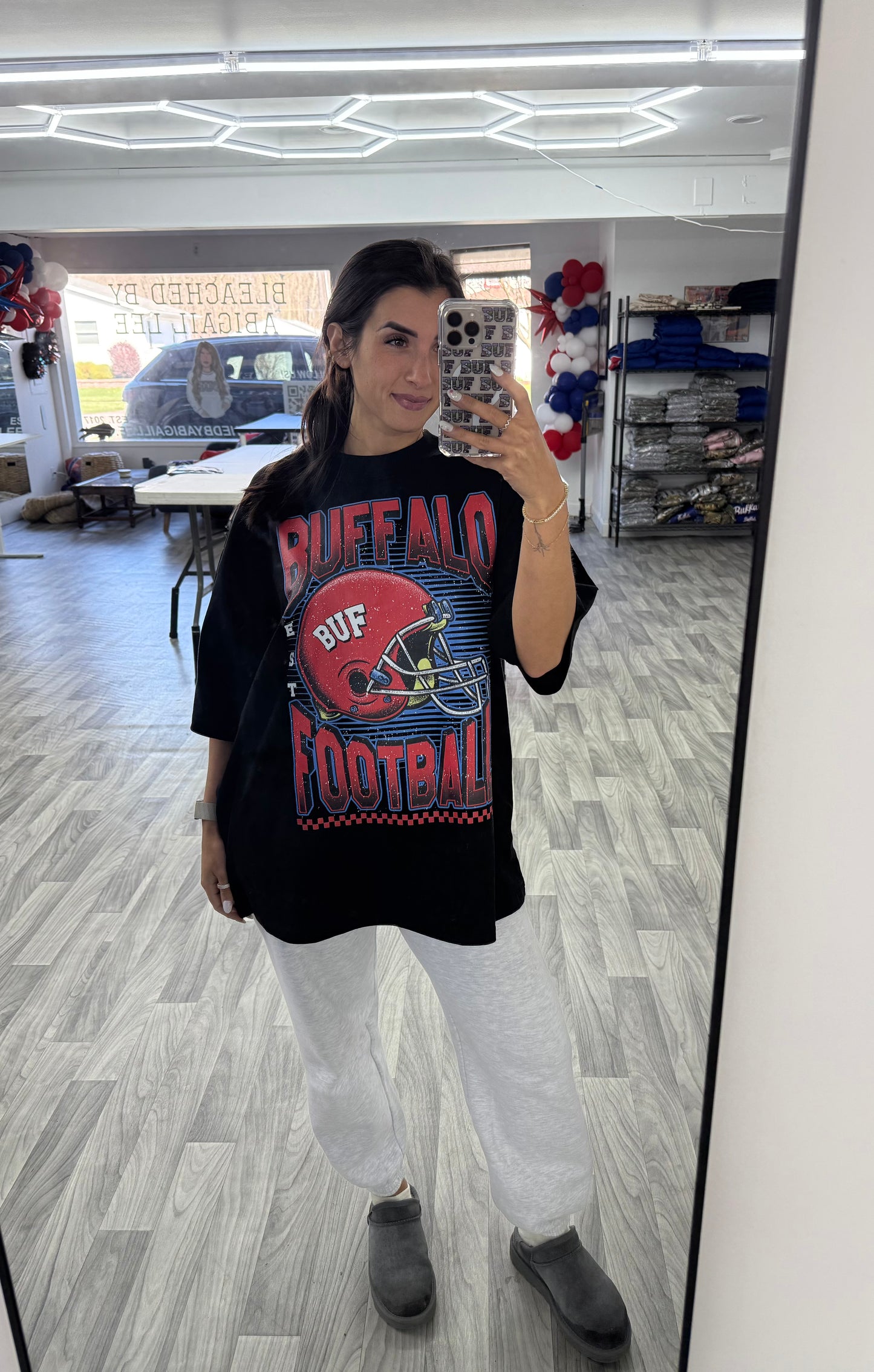 Ready for Football Organic High Neck Oversized Tee