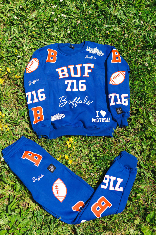 I Love Buffalo Football Set