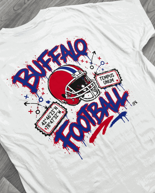 Buffalo Graffiti Cream Tee