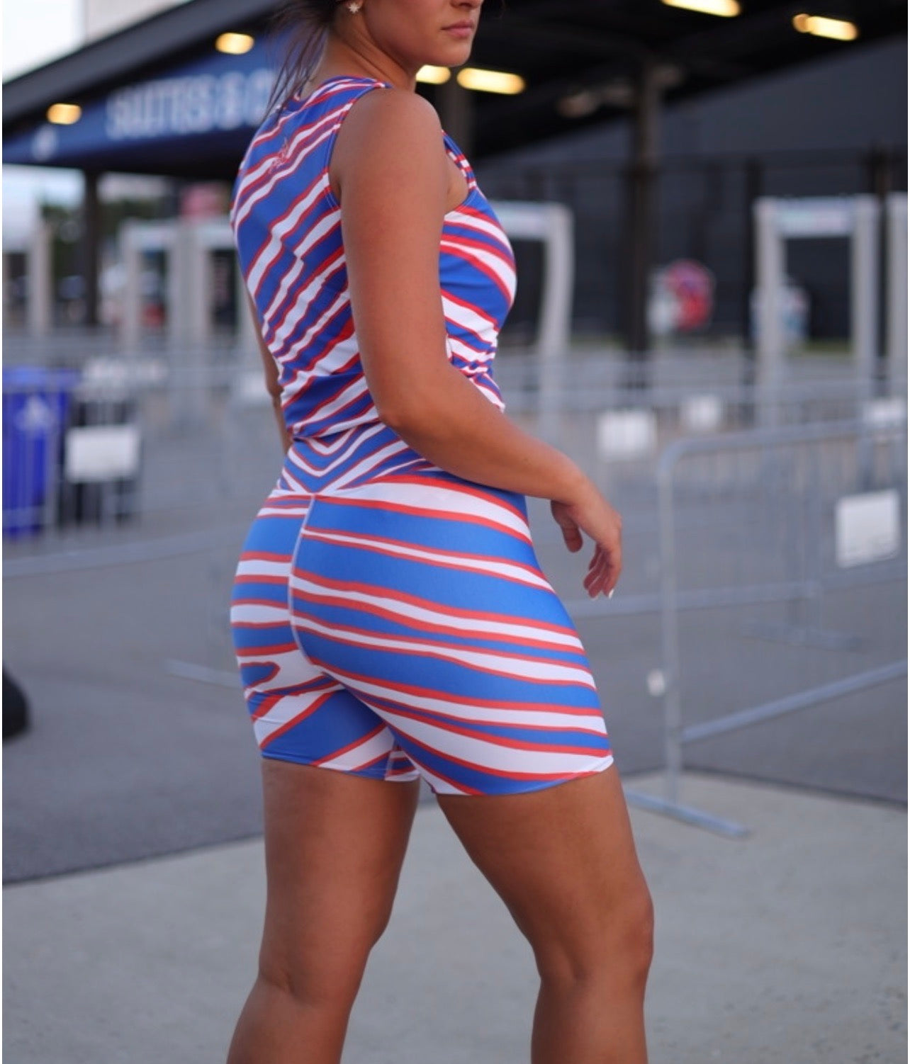 Buffalo Queen Yoga Shorts – Comfortable and stylish yoga shorts with bold Buffalo Queen design, perfect for workouts, lounging, or casual outings.