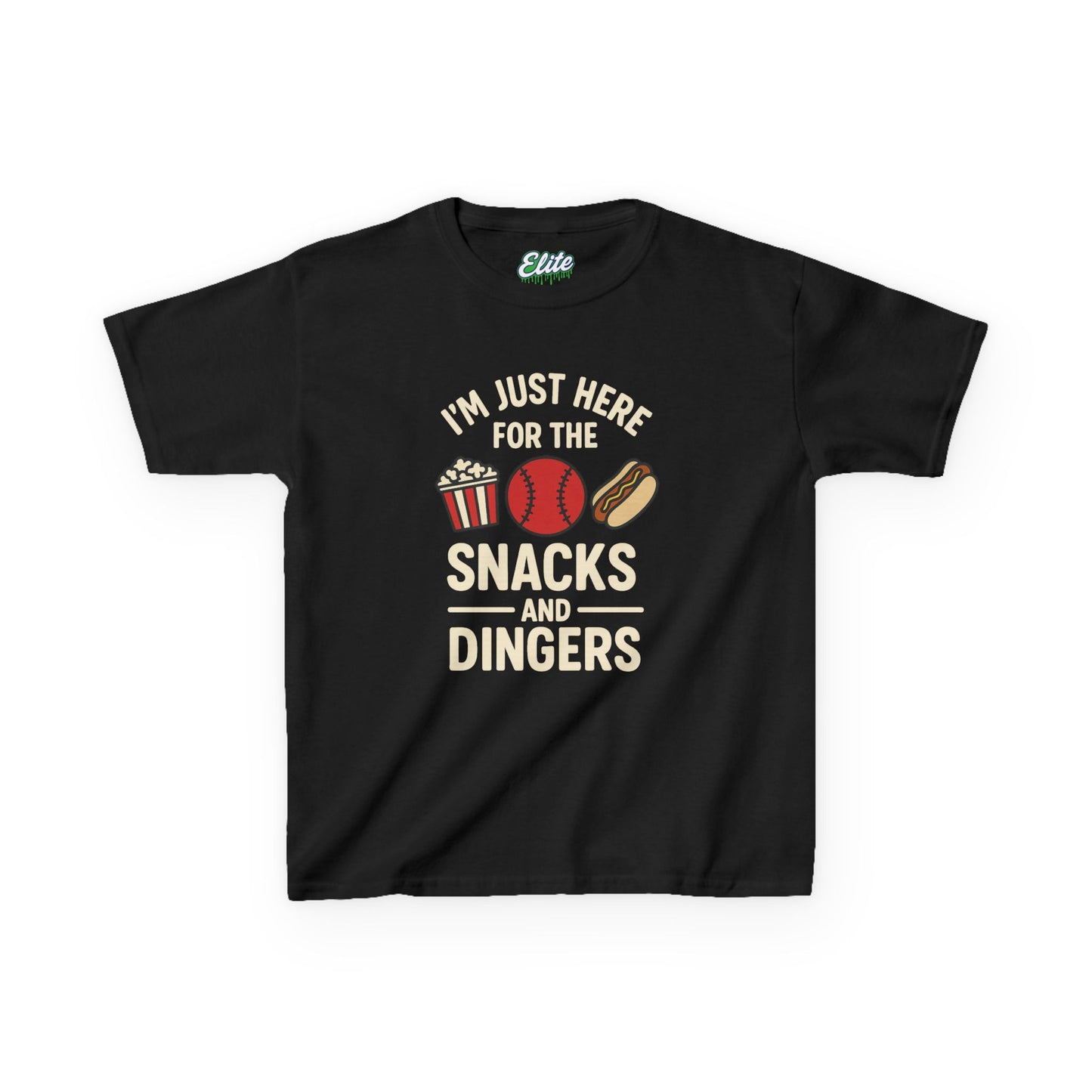 Evans Elite "Snacks and Dingers" Kids Tee