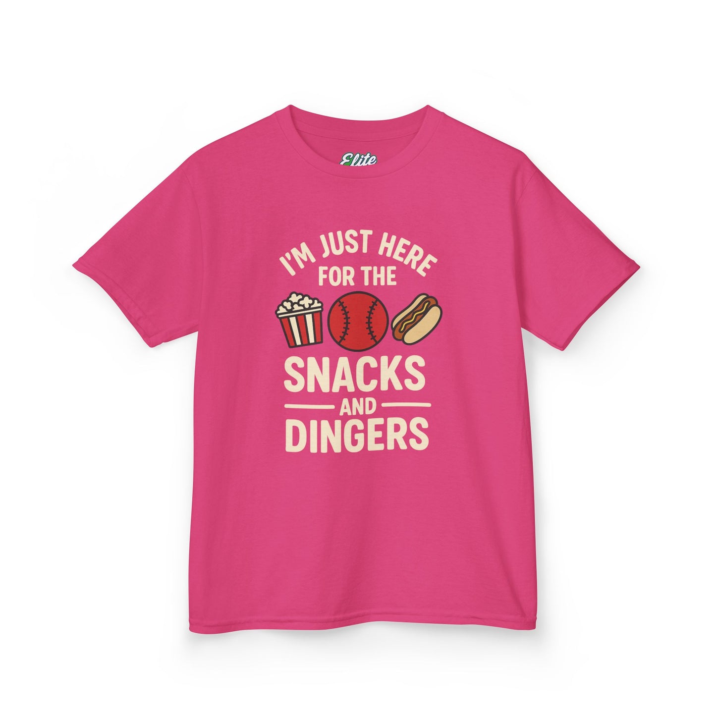 Evans Elite "Snacks and Dingers" Kids Tee