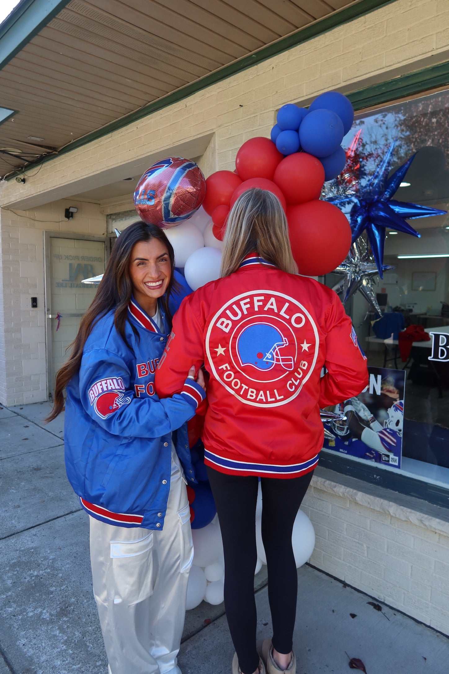 Buffalo Varsity Bomber Jacket – Embroidered 25 Season – By Abigail