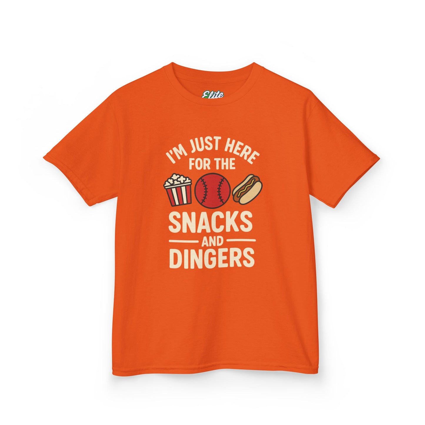 Evans Elite "Snacks and Dingers" Kids Tee