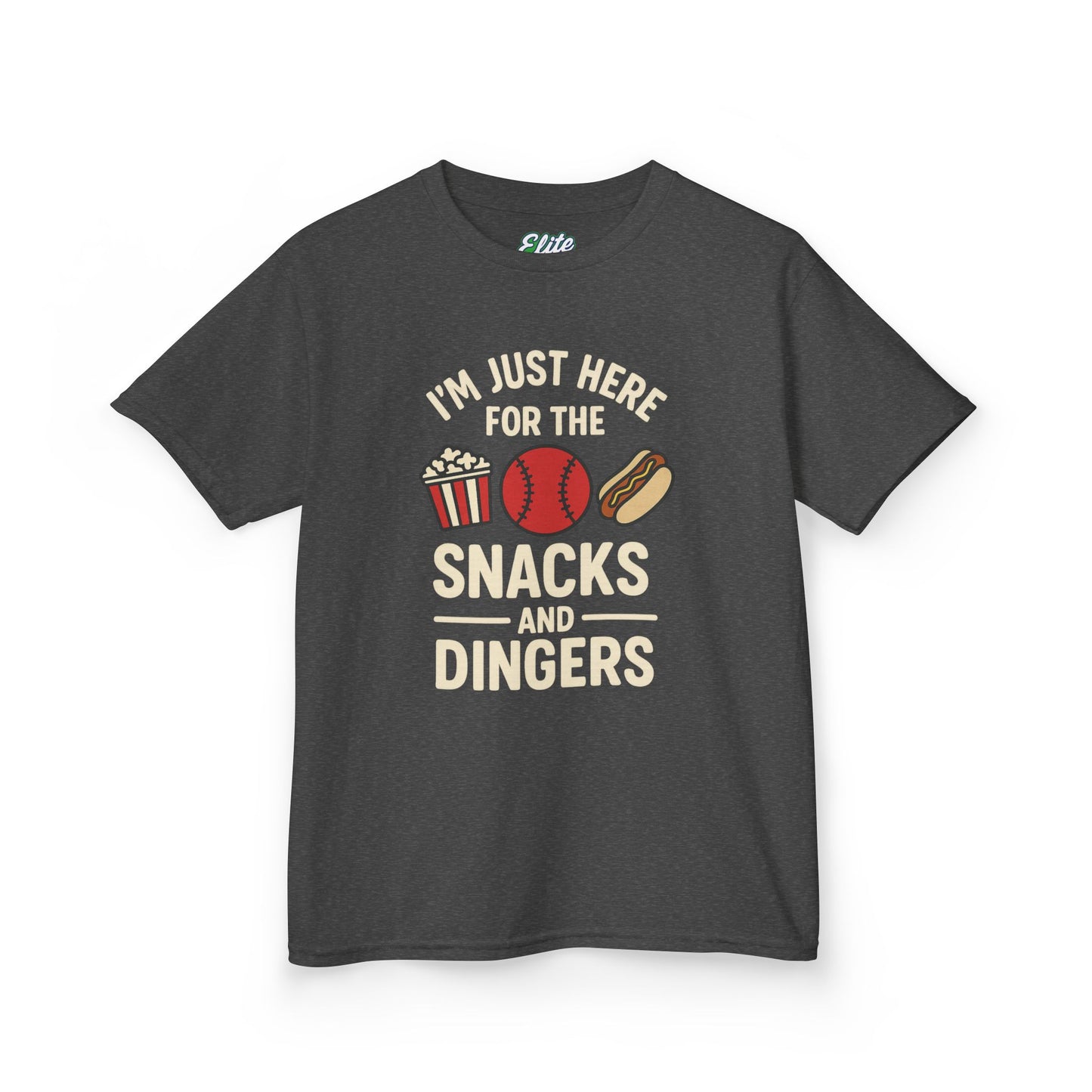 Evans Elite "Snacks and Dingers" Kids Tee