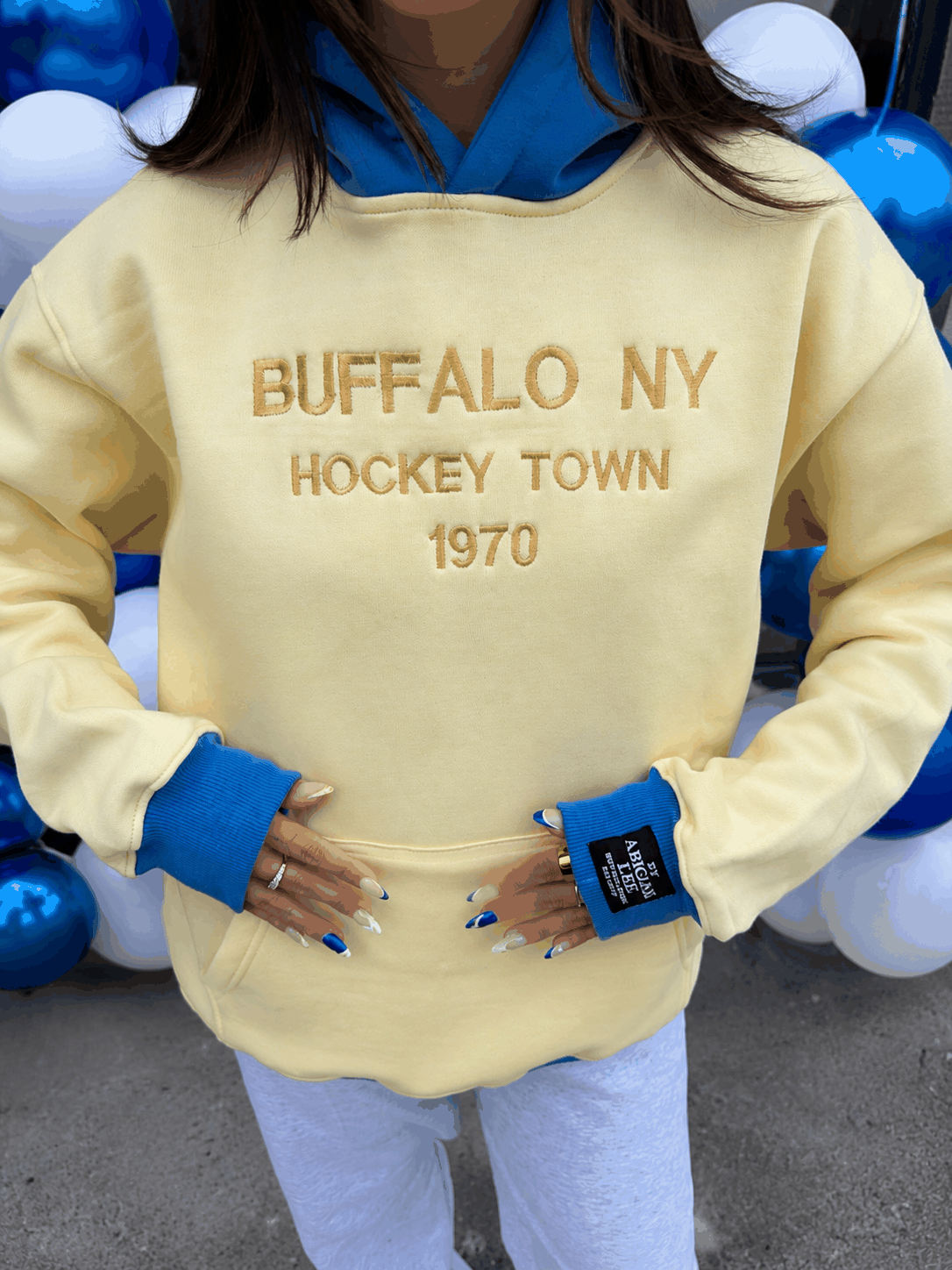 Buffalo Hockey Town Embroidered Hoodie Preorder