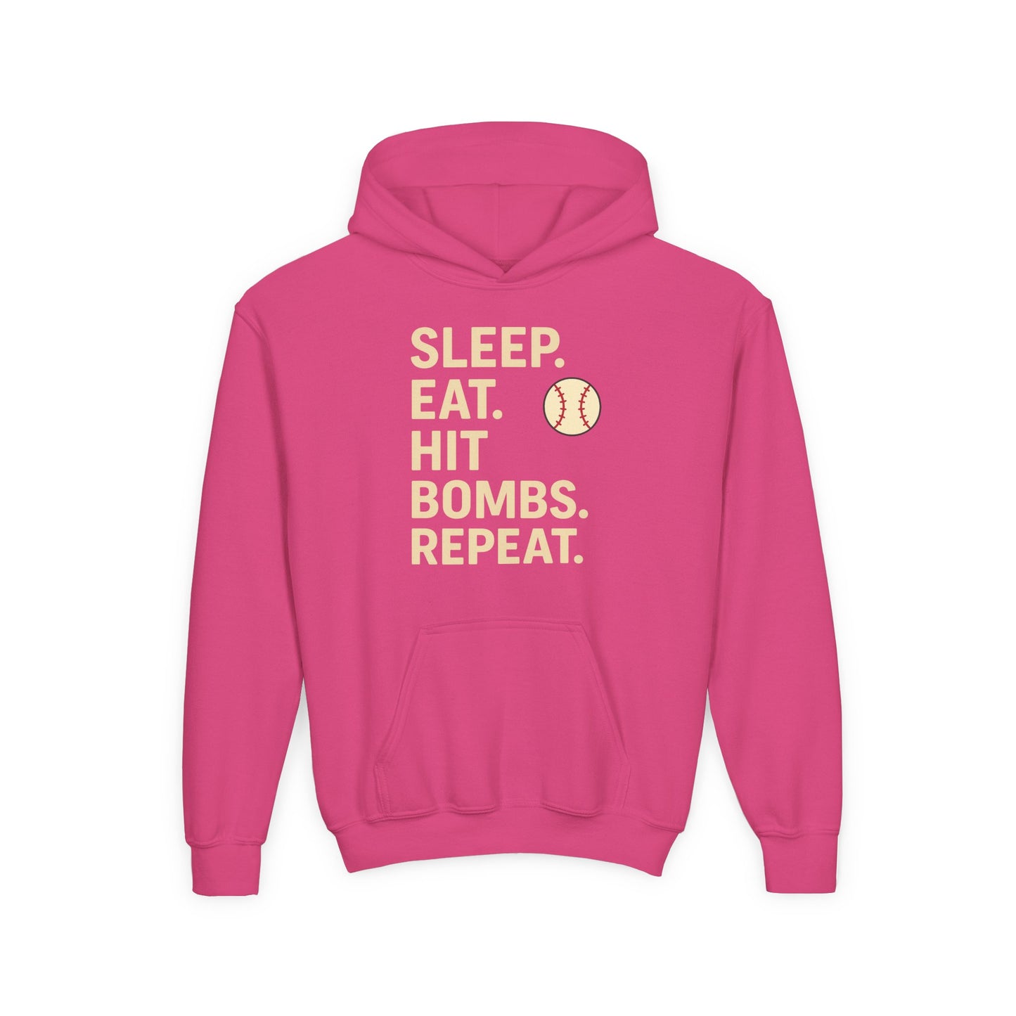 Evans Elite "Sleep, Eat, Hit Bombs, Repeat" Kids Hoodie