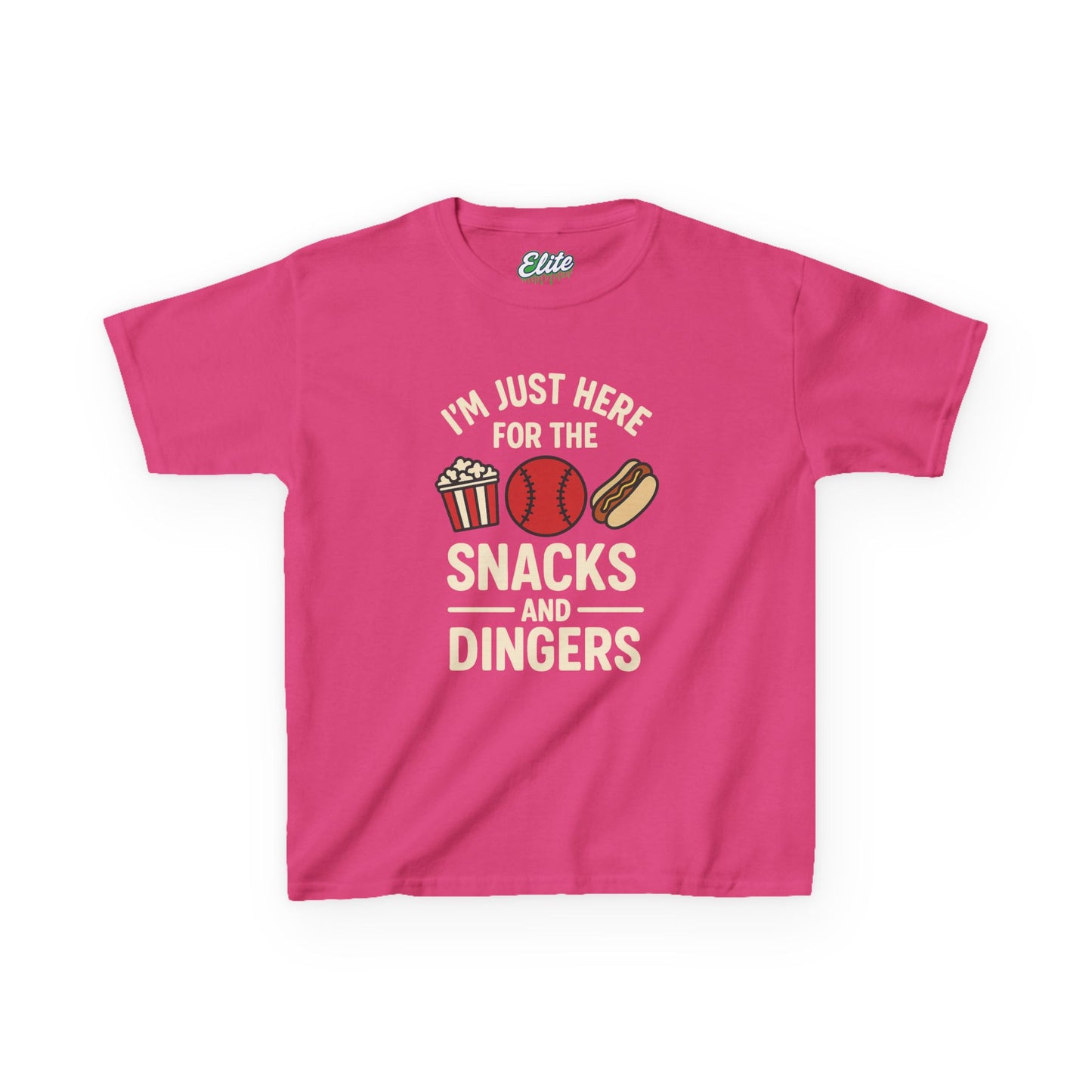 Evans Elite "Snacks and Dingers" Kids Tee
