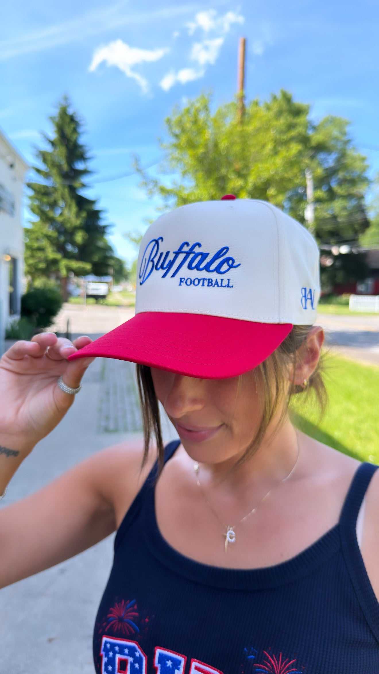 Buffalo/ Buffalo Football Script Hat