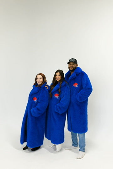 Blizzard Blue Fur Coat