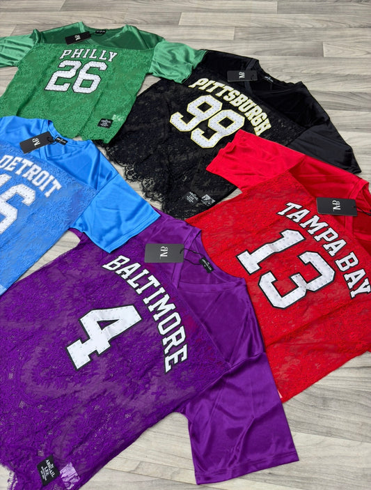 Football Lace Jersey