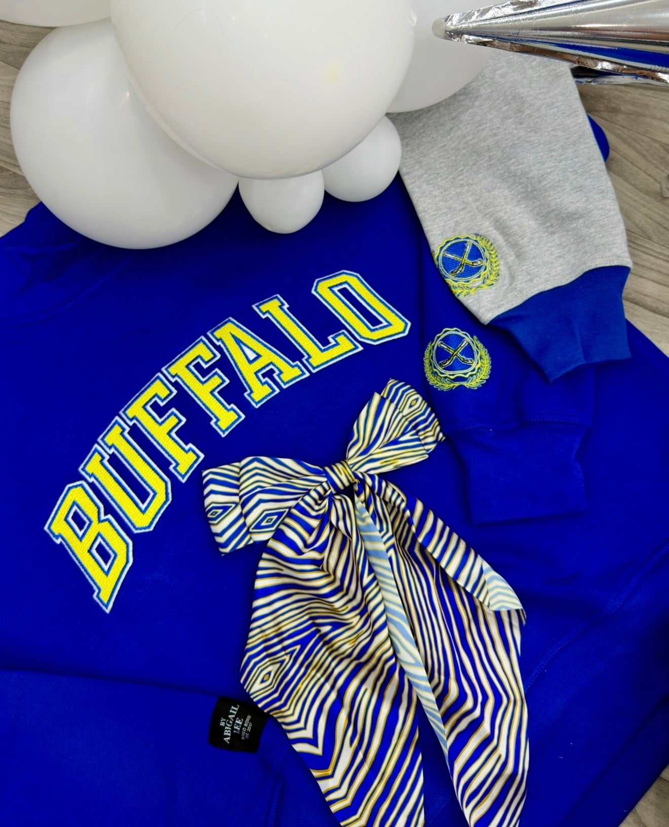 Hockey mock neck sweatshirt for buffalo