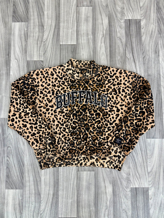 Cheetah Girl Buffalo Mock Neck Sweatshirt Preorder