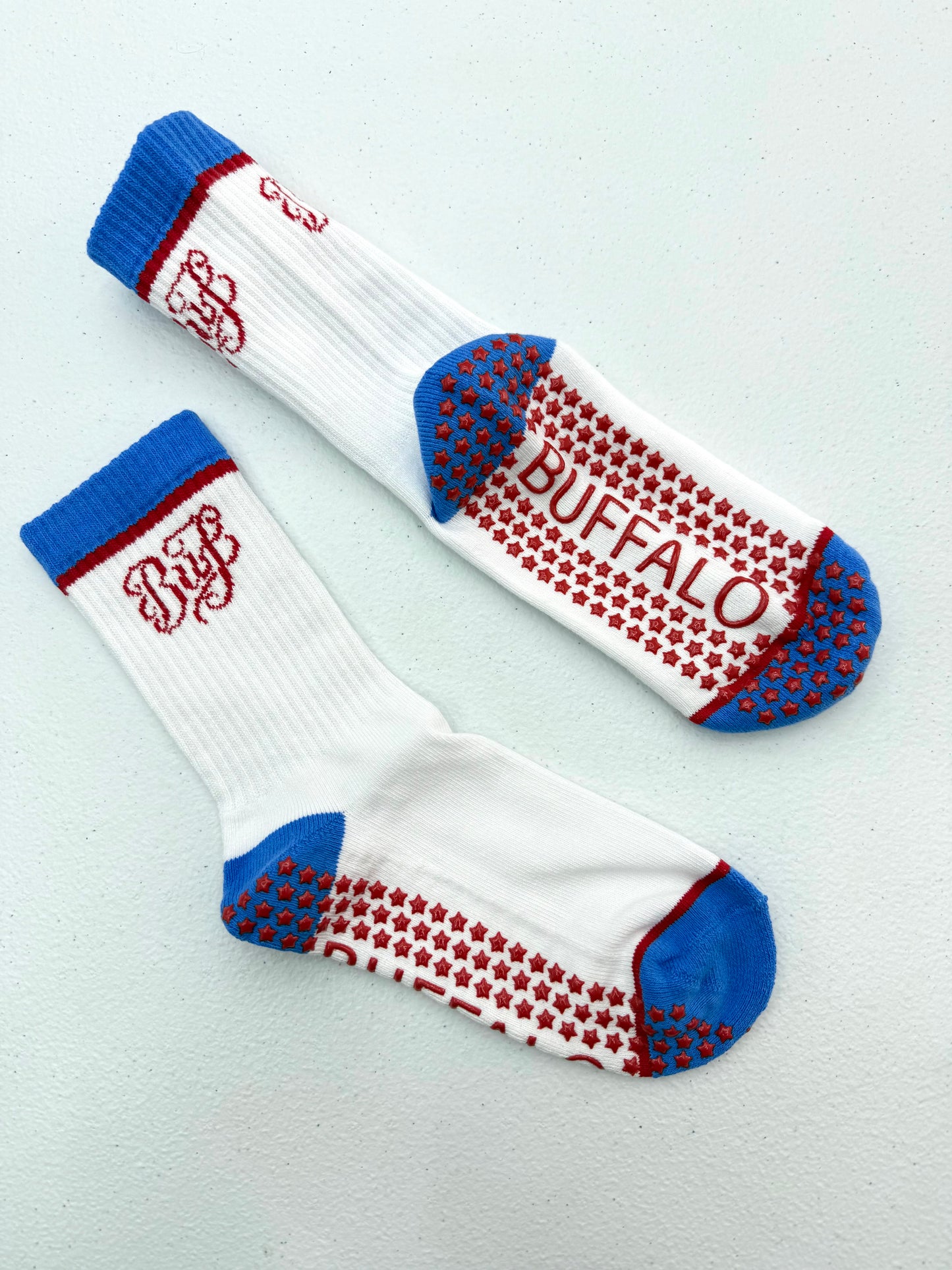 A Buffalo Pilates Sock
