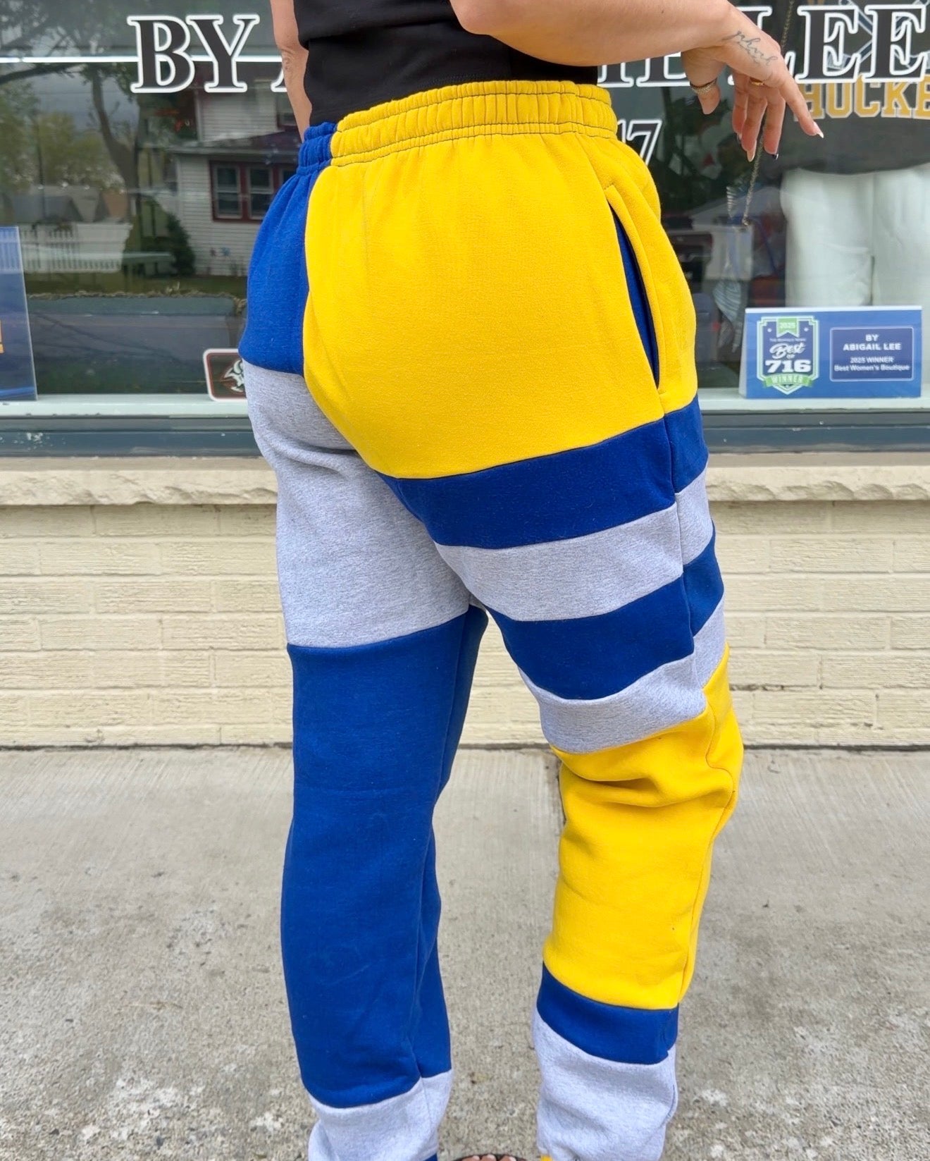 House of Hockey Patchwork Pants