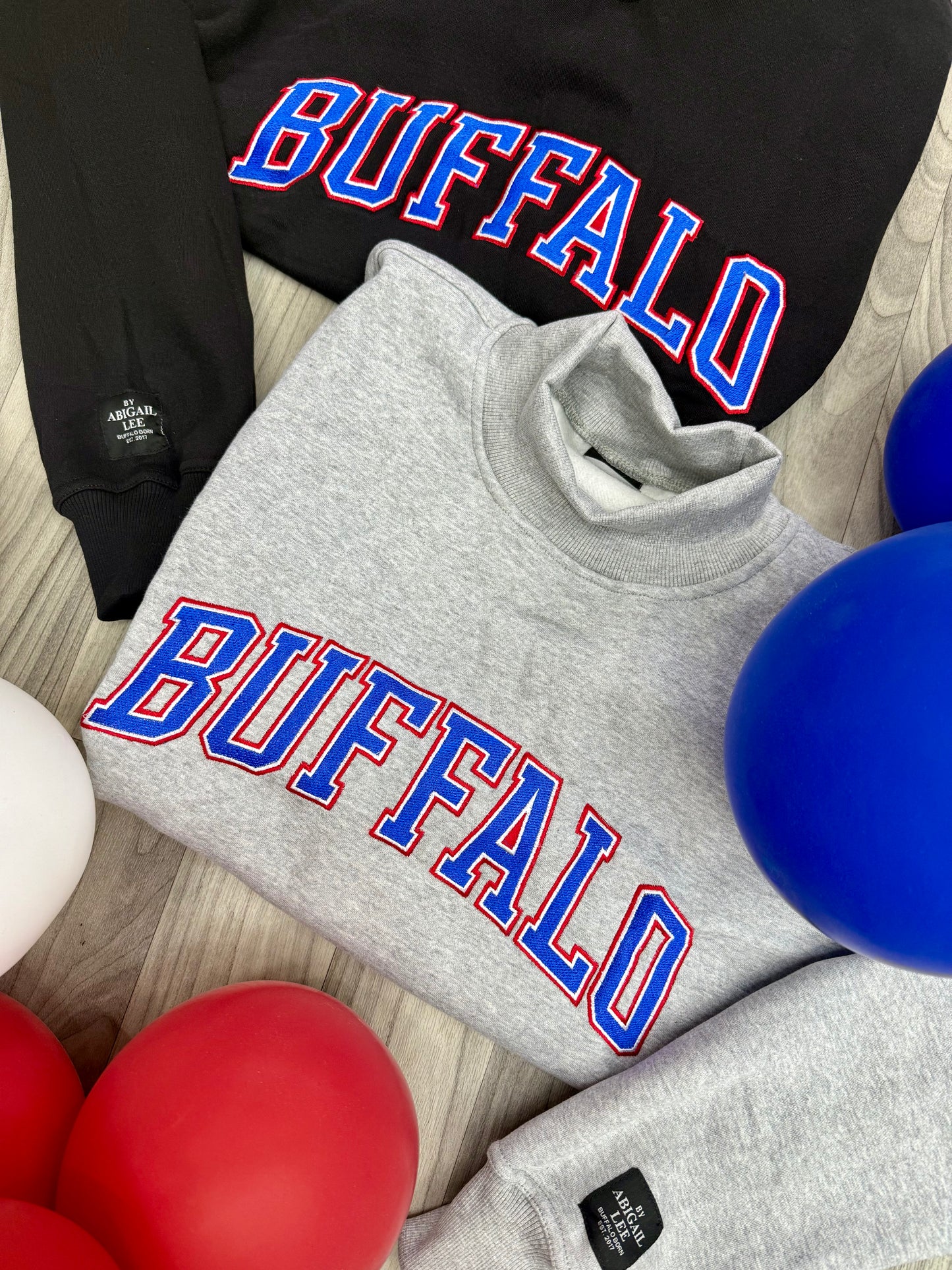 Buffalo Colors Mock Neck Crewneck
