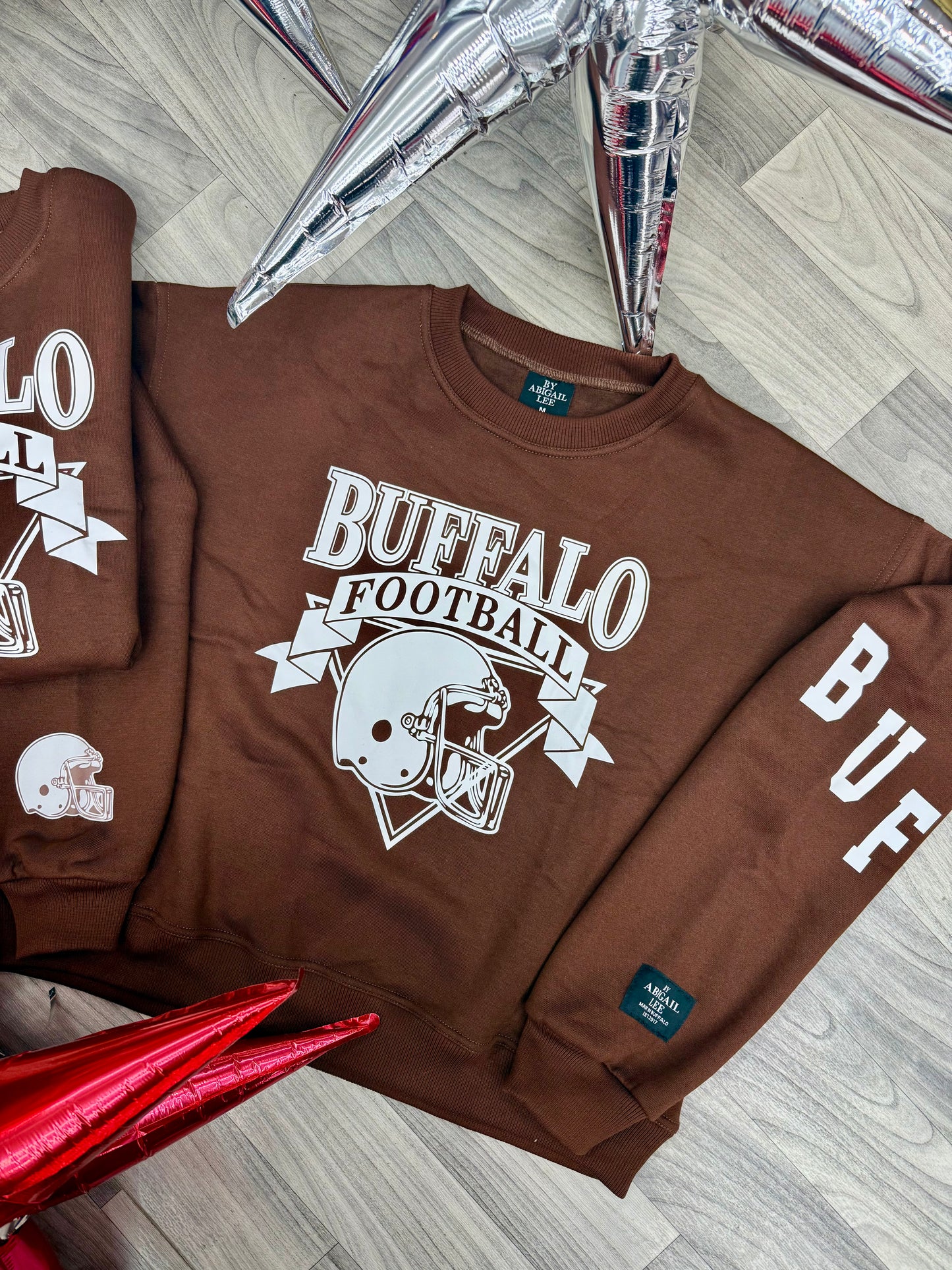 Chocolate Brown Women's Oversized Crew