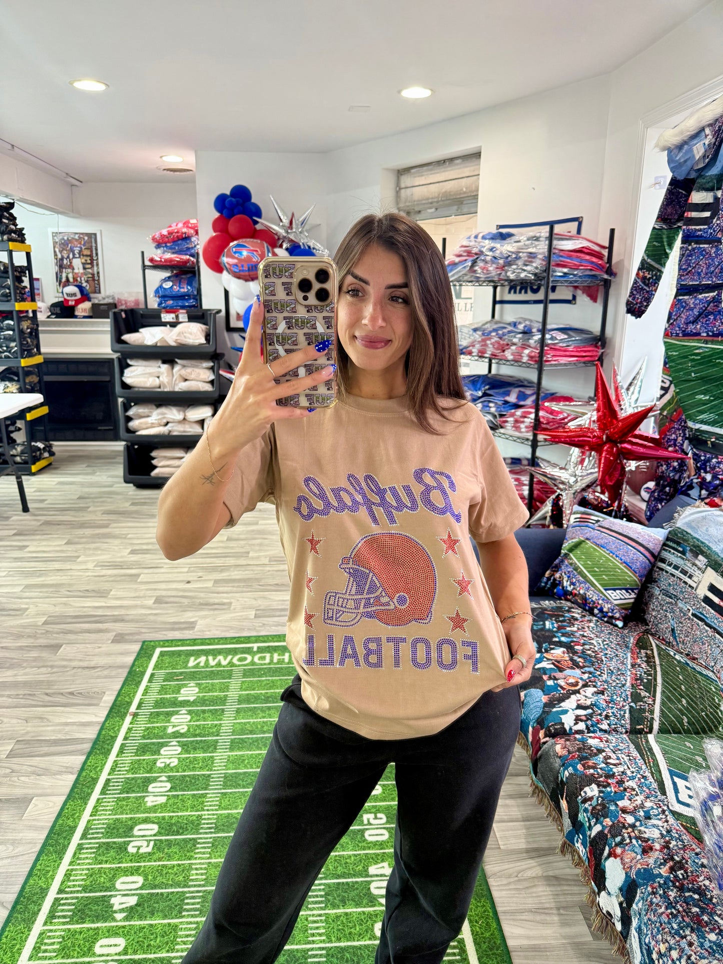 Buffalo 2.0 Full Length Tan Tee