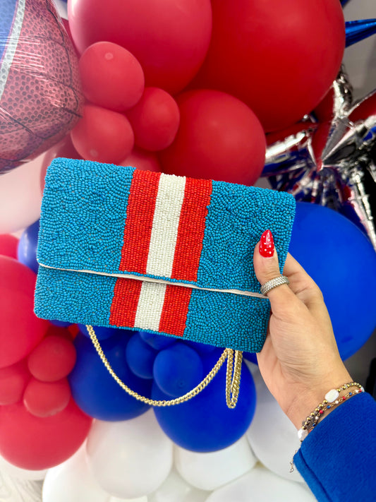 Beaded Buffalo Uniform Bag