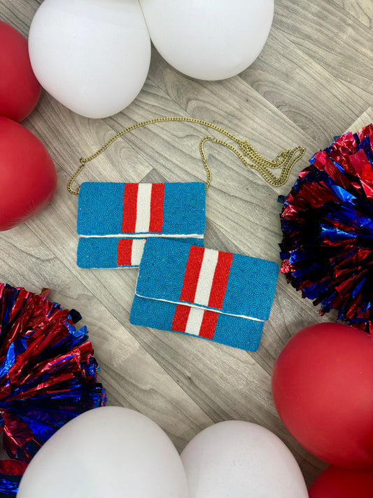 Beaded Buffalo Uniform Bag