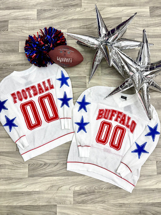 Starlight Football Knit Sweater (free mystery item)