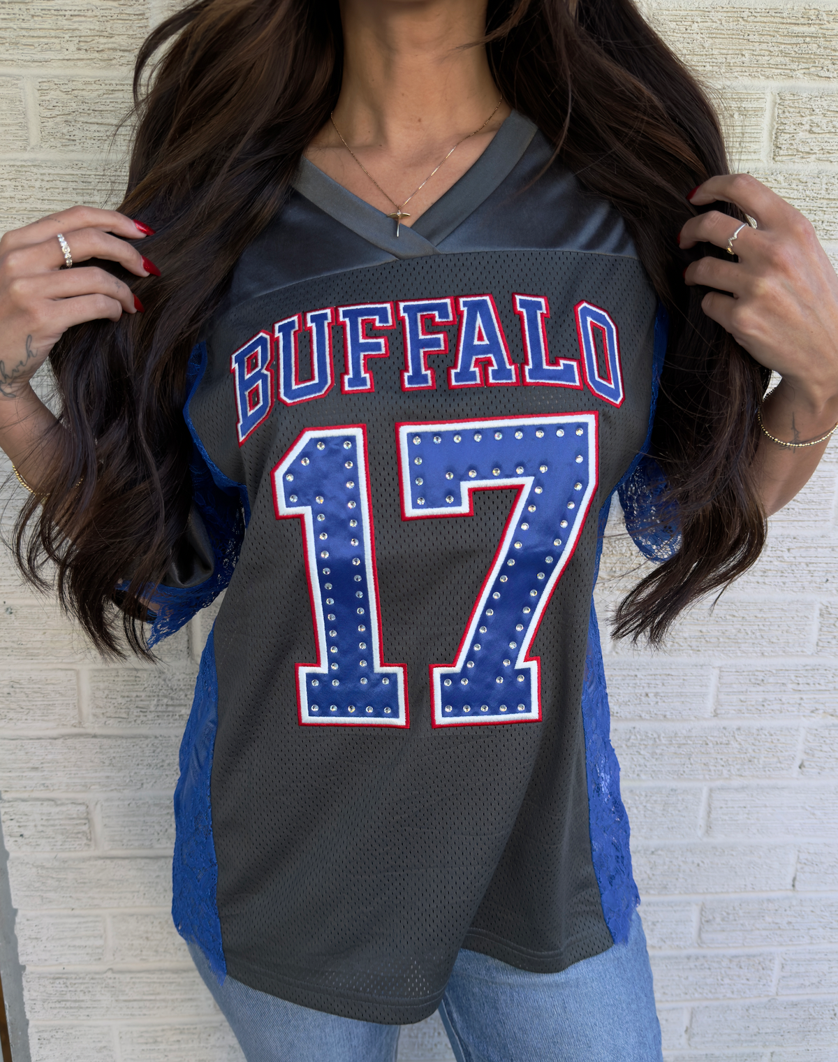 Welcome to Nickel City Lace/Mesh Jersey