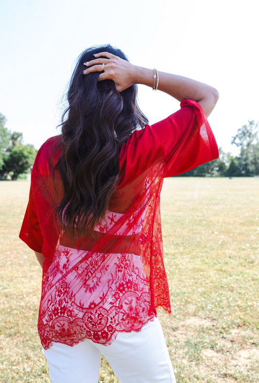 Lace Me Up Jersey Shirt