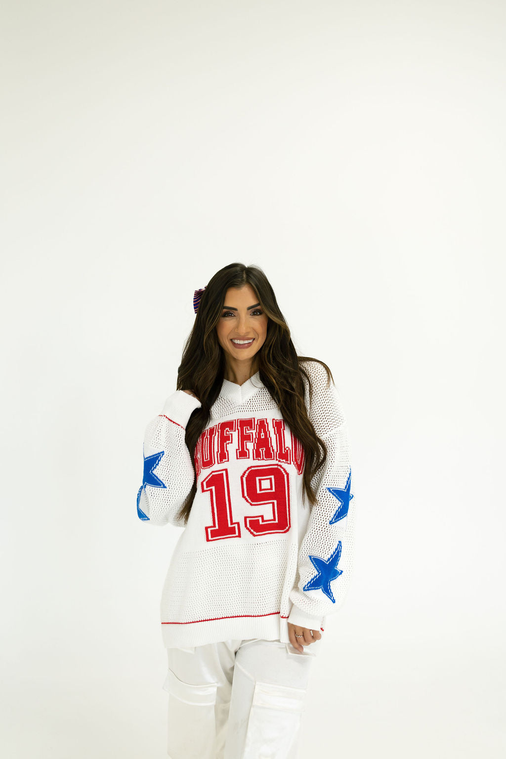 Starlight Football Knit Sweater