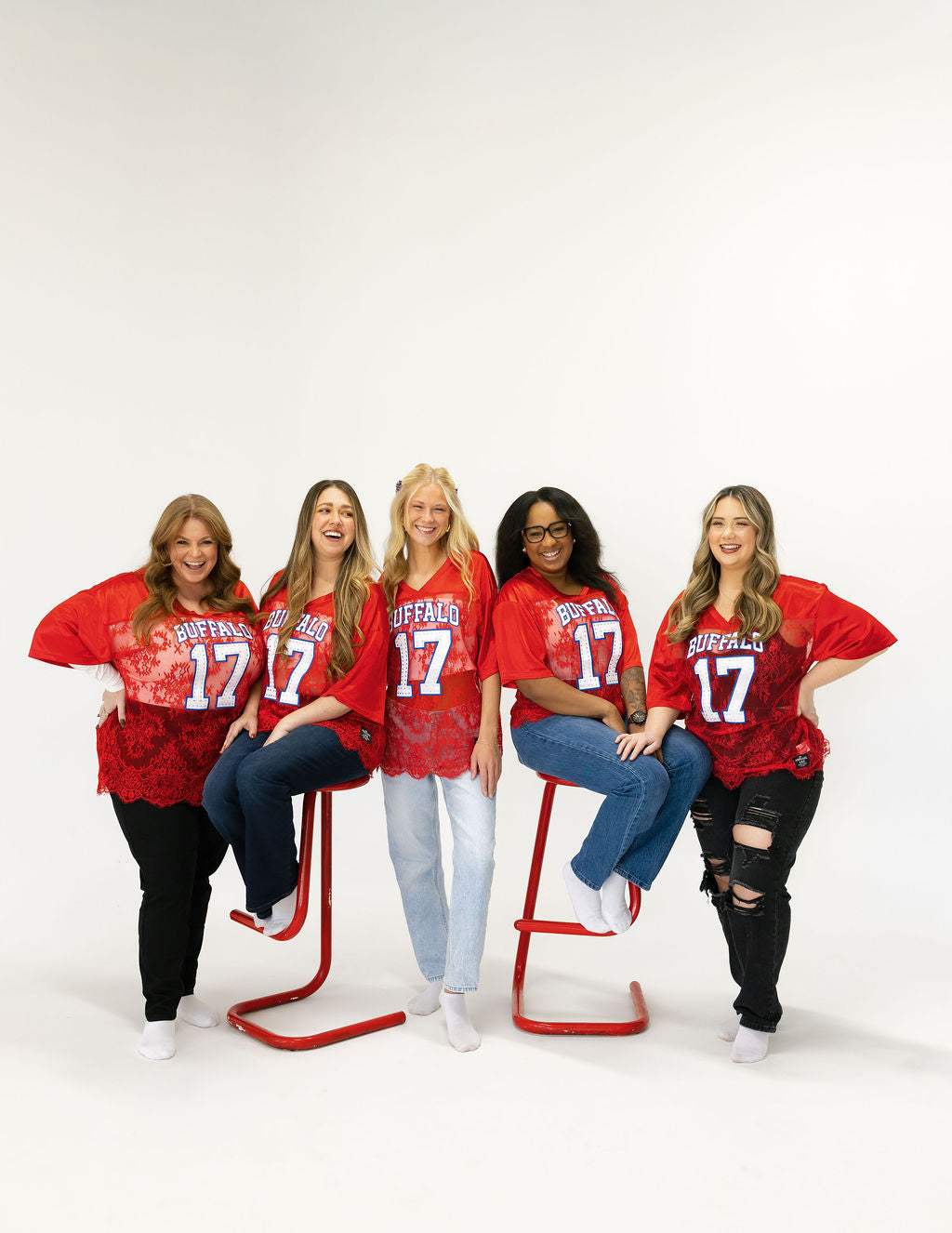 Buffalo Lace Up Jersey Shirt - Oversized Flowy Jersey Shirt for