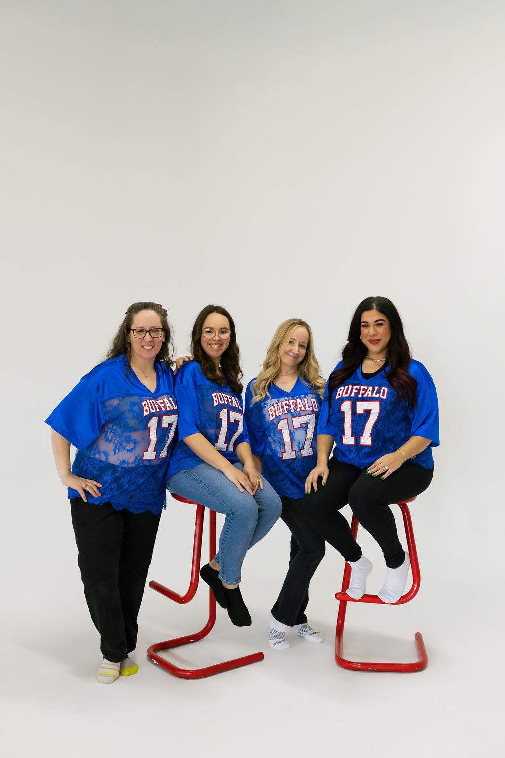 Buffalo Lace Up Jersey Shirt - Oversized Flowy Jersey Shirt for