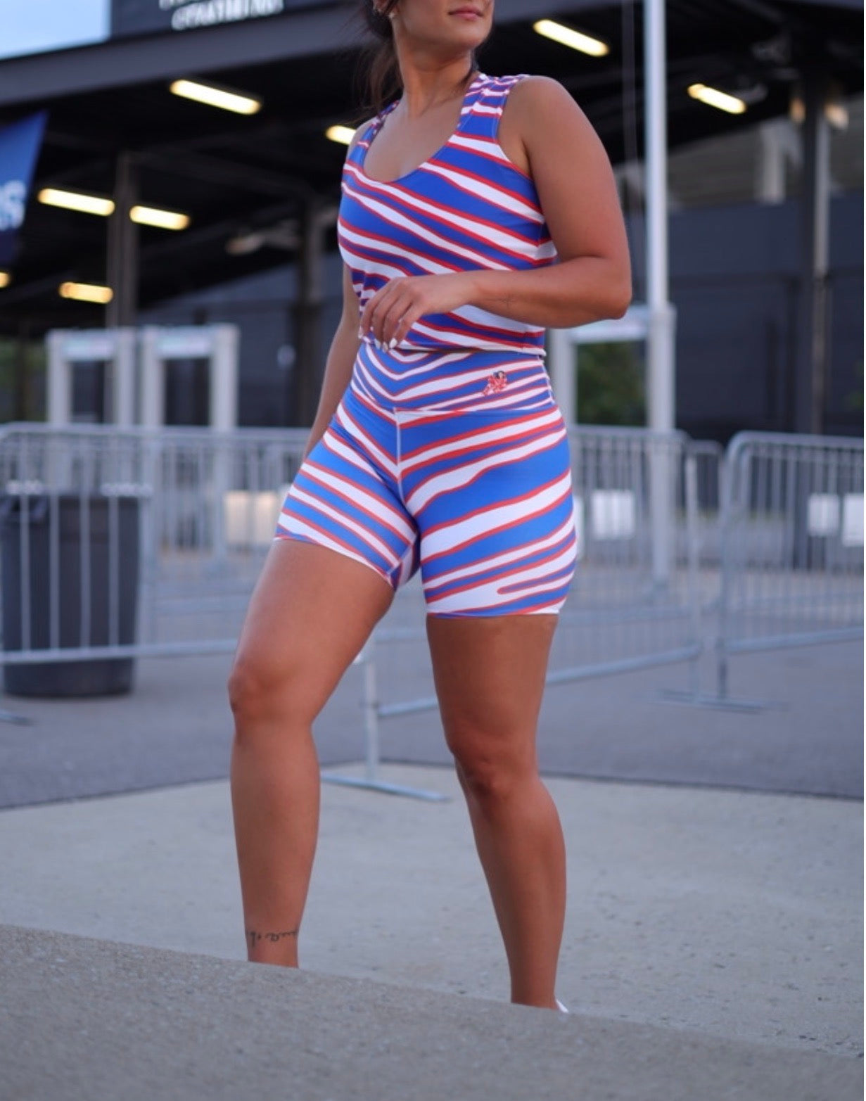Buffalo Queen Yoga Shorts – Comfortable and stylish yoga shorts with bold Buffalo Queen design, perfect for workouts, lounging, or casual outings.